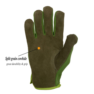 Top qualité en cuir véritable hommes gants de travail vêtements de sécurité gants de travail couleur unie gants de travail à vendre - Product Image 2