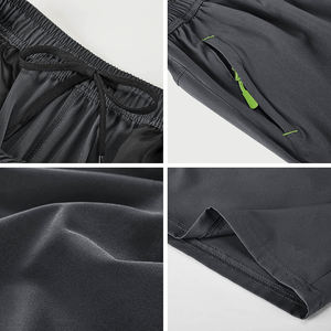 Pantalones cortos transpirables de alta calidad para hombre, pantalones cortos informales para gimnasio, nuevo diseño, pantalones cortos para correr, bolsillos en la cintura elástica - Product Image 6
