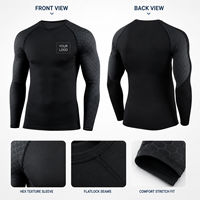 Maillot de surf anti-frottement à manches longues UPF 50 à séchage rapide en polyester et élasthanne, personnalisable avec logo, vente en gros OEM ODM