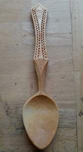 ช้อนไม้แกะสลักแบบกำหนดโลโก้ได้เองช้อนไม้อะคาเซียของแข็งสำหรับทำอาหาร - Product Image 6