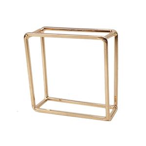 Anillos de servilleta de metal modernistas, ideales para bodas y eventos, que ofrecen elegancia que se fotografiarán magníficamente. - Product Image 6