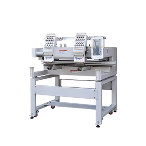 Máy thêu tự động chất lượng hàng đầu với 2 đầu 9 kim A15 máy tính 6 kim chức năng thiết kế áo thun mới sử dụng - Product Image 1