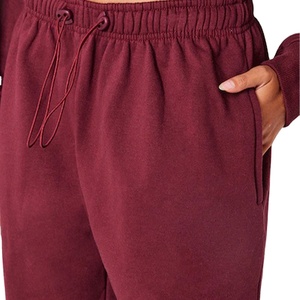 2025 nuevo estilo señoras pulóver chándal acogedor polar Crop sudadera y Joggers conjunto para correr y uso diario - Product Image 2