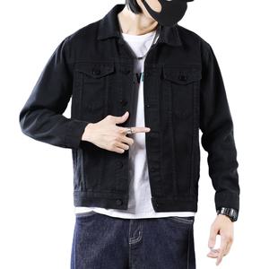Nouvelle veste en jean décontractée pour homme, printemps, avec logo personnalisé, boutons recouverts, imperméable, coupe-vent, respirante, séchage rapide, haute qualité, prix bas - Product Image 1