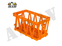 Panier de transport d'œufs en plastique AYTAV pour élevage avicole, collection et stockage, durable, empilable, résistant aux températures, toutes saisons, livraison