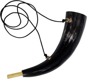 Corne soufflante en agate moderne modèle laiton naturel indien Viking fête de mariage maison hôtel grossiste direct style animal sculpté - Product Image 2