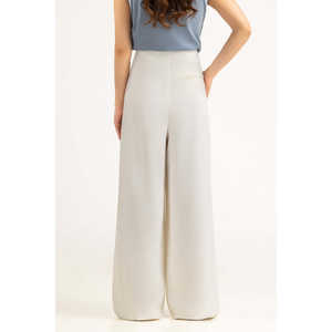 Pantalon coupe droite en tissu crêpe WM-TRC-SS26-604 - Product Image 3