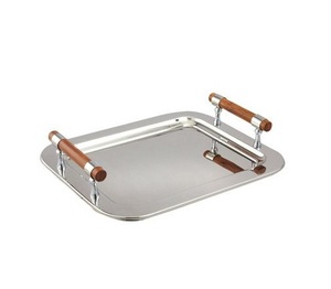 Venta caliente tendencia superior diseño moderno cuencos de acero inoxidable y bandeja para servir - Product Image 1