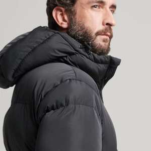 2025 hommes décontracté longue veste d'hiver à capuche manteau bouffant avec fermeture à glissière grande taille chaud Nylon Polyester coton rembourrage manteaux - Product Image 5