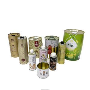 Boîte en fer blanc personnalisable mate de 750 ml pour huile d'olive extra vierge, emballage alimentaire vide pour huile de cuisson avec impression offset - Product Image 6