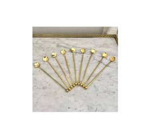 Brass bar Spoon Long Handle Cocktail Mixing Spoon Bar Spoon for Ice Tea Drinks Coffee Hot Selling - Product Image 2