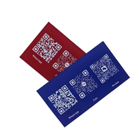 Diseños de tarjetas de visita personalizadas respetuosas con el medio ambiente Fabricante de Vietnam Impresión offset rápida Escaneo de código QR Disponible Arte de papel recubierto