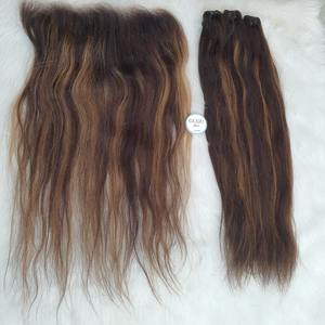 Extensions de cheveux humains droits en os Paquets droits naturels-Cheveux brésiliens Remy bruts vietnamiens de qualité a (couleur piano) - Product Image 3