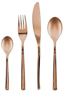 Ensemble de couverts au design moderne, cuillère, fourchette, couteau, ensemble de couverts en acier inoxydable, vaisselle durable pour mariage - Product Image 4