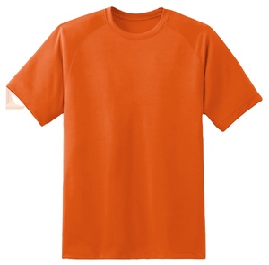 T-shirt à col roulé pour homme en nylon/coton de qualité supérieure, imprimé en sérigraphie, écologique, logo personnalisé, coupe classique, très vendu - Product Image 4
