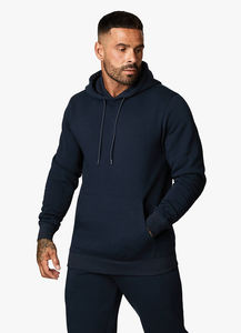 Unisex High Quality Pullover <b>Hoodie</b> Custom Embroidered Heavy Thick Cotton Polyester Fleece Tracksuit for Men <b>Printed</b> Design - Product Image 2