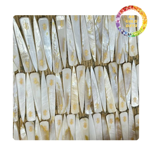 La cuillère en nacre naturelle garde la saveur délicate du caviar pure et authentique | Formes créatives aux couleurs naturelles - Product Image 6