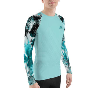 Offre Spéciale MMA Rush Guard sur mesure Simple plaine vierge couleur unie Rash Guard pour la vente en ligne - Product Image 6