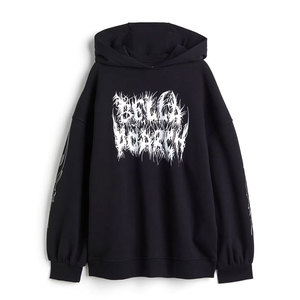 Sudaderas con capucha de talla grande con estilo para mujer, sudaderas de lana con estampado de pantalla personalizado para gimnasio para un rendimiento de máxima comodidad, sólido de invierno - Product Image 1