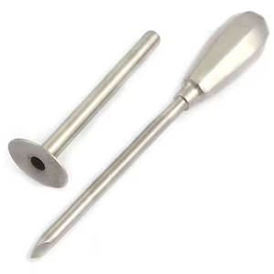 Instruments chirurgicaux vétérinaires de haute qualité, best-seller, trocart pour gonflement, manche en bois, marque SURGIACTIVE, SI-V-BT-001, OEM personnalisé - Product Image 5