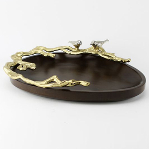 Plateaux décoratifs en aluminium pour usage domestique, disponibles en designs personnalisés à des prix raisonnables, nouvellement conçus et uniques. - Product Image 3