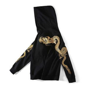 Sweat à capuche thermique en coton pour hommes Sweats à capuche de haute qualité à épaules tombantes Pull Over Hoodies pour hommes - Product Image 4