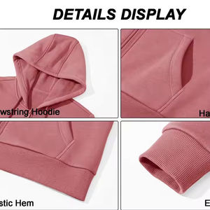 Meilleures ventes : Vêtements d'hiver pour femmes grandes tailles, à capuche, de haute qualité, anti-boulochage, respirants, décontractés, streetwear, doublés, broderie 3D sur le devant - Product Image 5