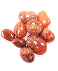 Pierre dégringolée Cornaline rouge cristal naturel dégringolé guérison en vrac galet agate Gemstone reiki chakra en gros en vrac - Product Image 2