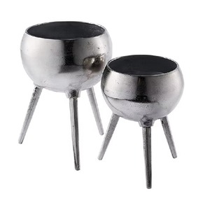 แจกันโลหะหรูหราตกแต่งด้วยดอกไม้สีทองและสีเงินที่วางตรงกลางที่ทันสมัยสำหรับงานแต่งงานบ้านและการตกแต่งงานอีเวนต์ - Product Image 4