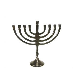 Black <b>Brass</b> Unique Design Menorah <b>Candle</b> <b>Holder</b> for Home Hotel Wedding Party Decorative Item - Product Image 3