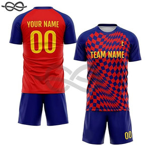 Maillot de football classique T-shirts de football respirants Vêtements de football Uniforme de football Kit d'uniforme de football réel Maillot de football - Product Image 2