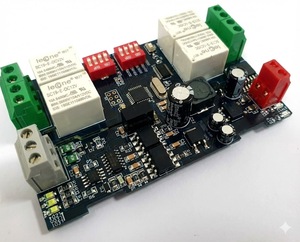 WittelB Relais DO 4 ports basé sur relais 10A 230V Modbus RTU RS485 IP54 avec interrupteur DIP - Produit d'entrée/sortie (IO) Modèle WIN-IO-4DOM - Product Image 1