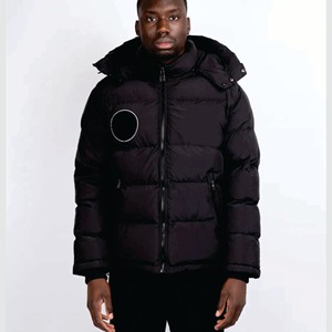 2023 personalizado europeo OEM urbano al por mayor Hombre Abrigos personalizados de algodón brillante invierno burbuja hombres abajo diseñador Puffer chaqueta acolchada - Product Image 2