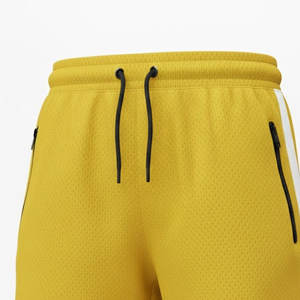 กางเกงขาสั้นคอร์ดูรอยสไตล์วินเทจพร้อมขอบเอวยางยืด โพลีเอสเตอร์ 100% ลุคสตรีทแฟชั่นสำหรับฟิตเนสและเพาะกาย - Product Image 3