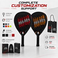 Oferta Especial: Raqueta de Pádel Personalizada de Fábrica OEM al por Mayor, Forma Redonda, Lágrima, Diamante, Fibra de Carbono 3K 12K 18K Profesional, con su Logotipo, Venta al por Mayor