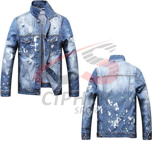 Veste en jean surdimensionnée pour hommes Veste en jean grande taille pour hommes, respirante, hiver, vente en gros à des prix abordables - Product Image 6
