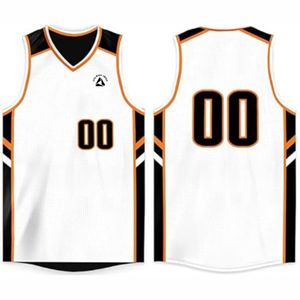 Diseño de logotipo personalizado transpirable 100% poliéster uniforme de baloncesto universitario entrenamiento deportivo conjuntos de camisetas de baloncesto impreso OEM en blanco - Product Image 1