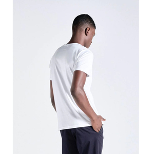 Low MOQ Retail Fit Slim Fit Soft Touch White O-Neck Eco-Friendly T <b>Shirt</b> 100% Combed Ring Spun Cotton Blank <b>Men</b> Tee - Product Image 1