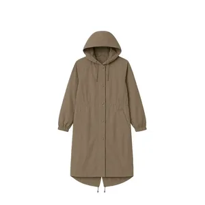 เสื้อโค้ทยาวคลาสสิกแบบกันลม - Product Image 1