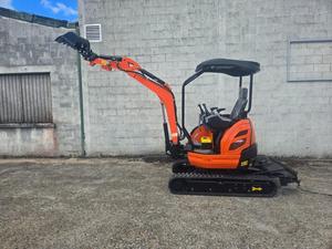 Livraison gratuite HH20 Mini-excavatrice de 2,0 tonnes |   Auvent ouvert |   19 kW Diesel |   Profondeur de creusement de 2,06 m |   Pilote hydraulique |   Chenilles en caoutchouc - Product Image 2