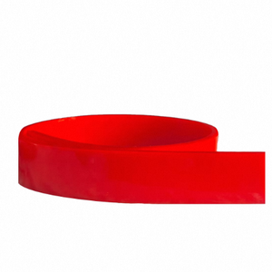 Bande de protection de convoyeur en polyuréthane de haute qualité, épaisseur 12 mm, couleur orange/rouge, dureté 62±5 Shore A - Product Image 1