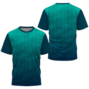 Mock Neck manga corta hombro caído Regular Fit 100% Premium algodón camiseta para hombre logotipo frontal en blanco - Product Image 6