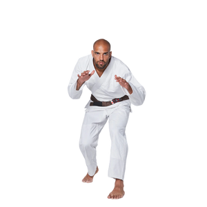 Cinturón BJJ de algodón personalizado para hombre, artes marciales y uniforme de Karate, venta al por mayor, ropa de entrenamiento físico, uniforme de Taekwondo - Product Image 3
