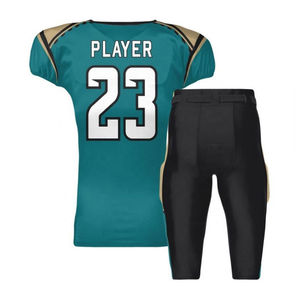Conjunto de uniforme de fútbol americano escolar y Club Jersey transpirable con pantalones a juego para la práctica diaria del equipo - Product Image 2