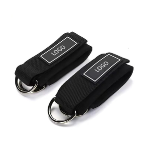 สายรัดข้อเท้านีโอพรีนสำหรับยิมออกกำลังกายเครื่องทำสายหนัง PU โลโก้ออกแบบได้ตามต้องการ - Product Image 6