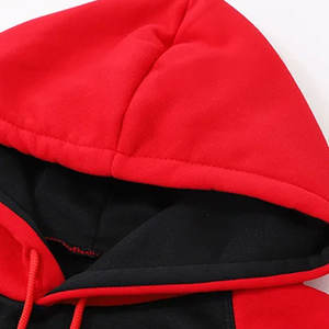 เสื้อมีฮู้ดแขนยาวสำหรับผู้ชาย, เสื้อแขนยาวลำลองทรงหลวมมีฮู้ดพิมพ์ลายดิจิตอลสีพื้นสำหรับฤดูหนาวสินค้ามาใหม่ - Product Image 6