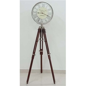 Phong Cách Cổ Điển Bảng & Đồng Hồ Sàn Với Có Thể Điều Chỉnh Chân Máy Bằng Gỗ Đứng 69 Inch Cho Nhà & Văn Phòng Trang Trí Nội Thất Cổ Victoria London - Product Image 1