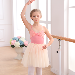 2024 gran oferta, <span class=keywords><strong>Ropa</strong></span> <span class=keywords><strong>de</strong></span> baile <span class=keywords><strong>de</strong></span> buena calidad, vestido <span class=keywords><strong>de</strong></span> Ballet clásico rosa y verde para niños y niñas - Product Image 2