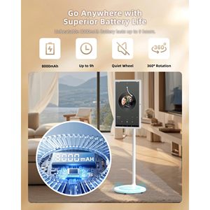 จอภาพพกพาอัจฉริยะ IPS ขนาด 25 นิ้ว พร้อมลำโพงสเตอริโอ Hi-Fi แบบ Type C ระบบปฏิบัติการ HD หน่วยความจำในตัว แบตเตอรี่ใช้งานได้ยาวนาน ขาตั้งปรับระดับได้ - Product Image 2