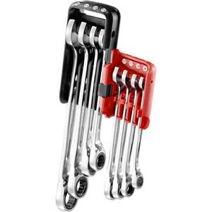 Jeu de clés à cliquet antidérapantes Facom, ensemble d'outils de 8 pièces - Product Image 1